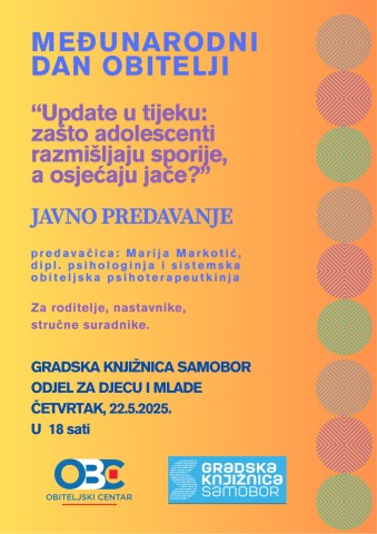 Područna služba Zagrebačka obilježava Međunarodni dan obitelji