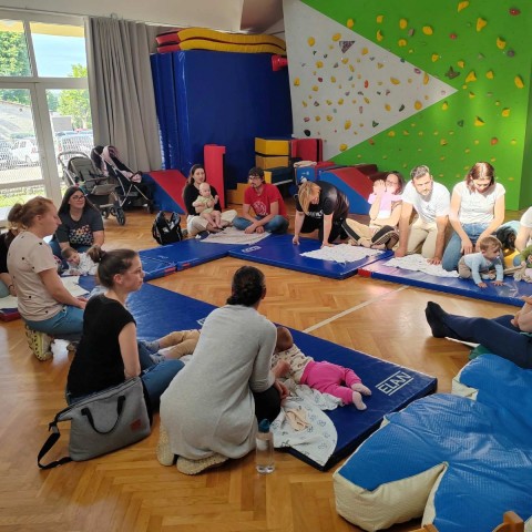 Proveden je program „Baby fitness u Istri“ u Dječjem vrtiću Olga Ban u Pazinu